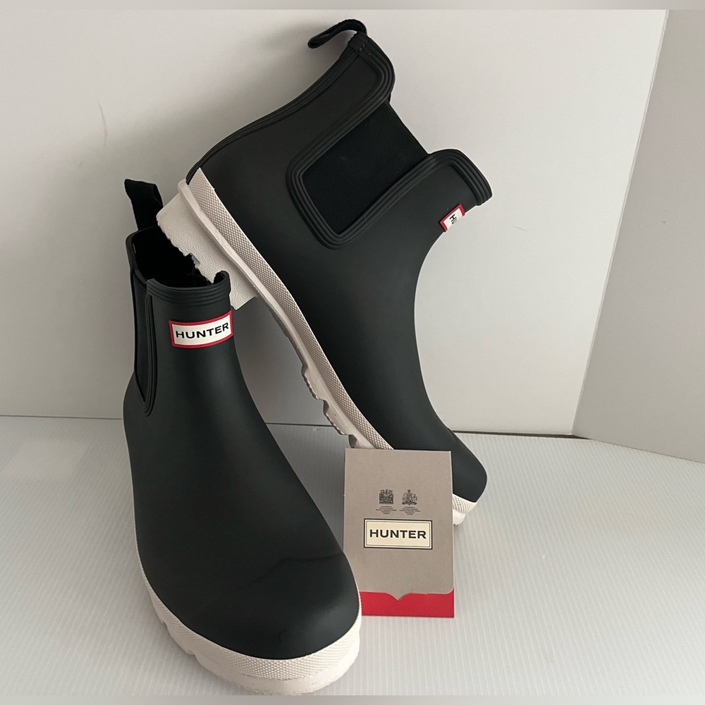 Hunter 100% Waterproof Original Chelsea Boots w/Side Elastic Gussets  sz US13 - Picture 5 of 14